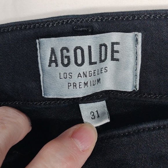 Agolde women's ripped jeans size 31 - Picture 2 of 16